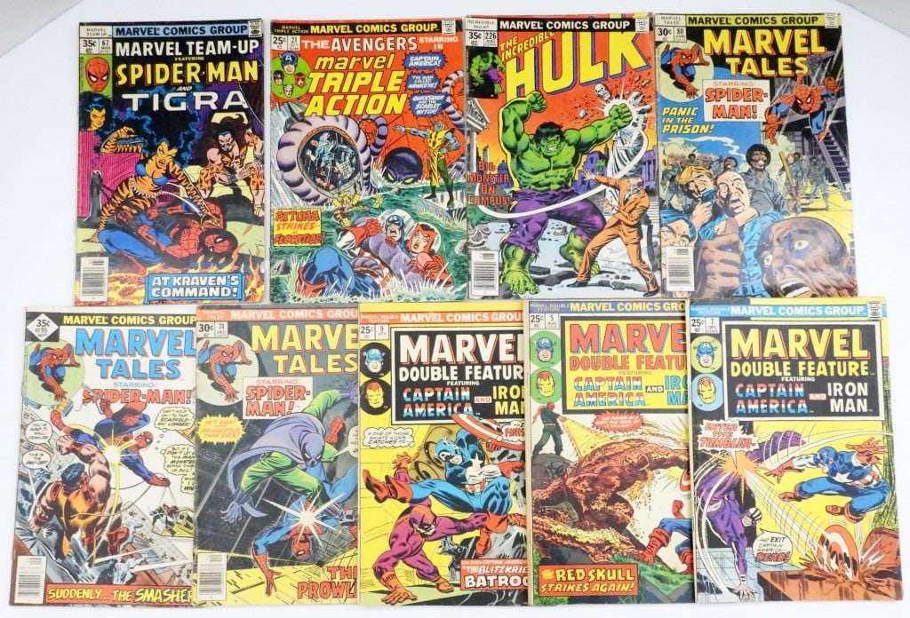 (9) VINTAGE MARVEL BRONZE AGE LOT (1 of 3)