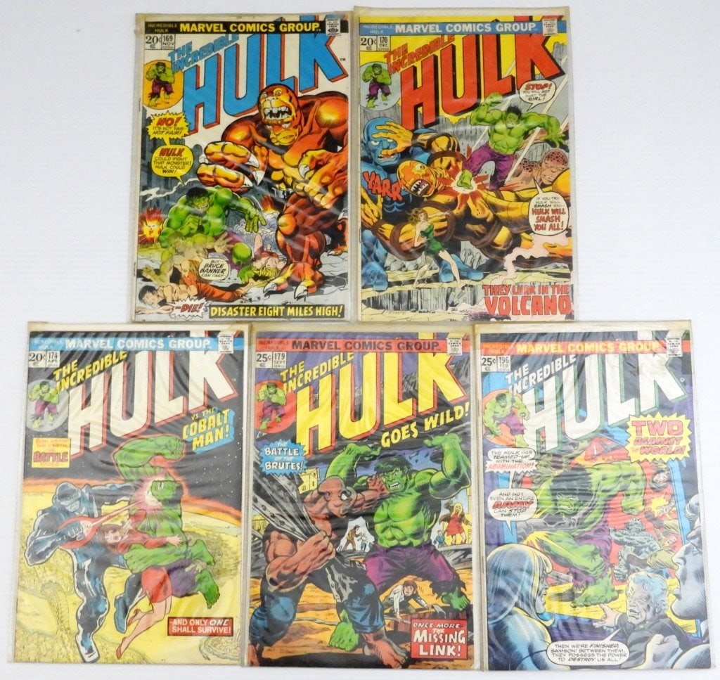 (5) HULK #169, #170, #174, #179, #196 (1 of 3)