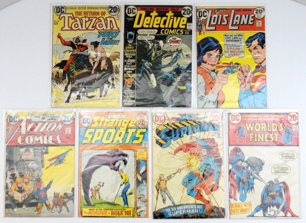 (7) DC COMICS TARZAN, DETECTIVE, (1 of 3)