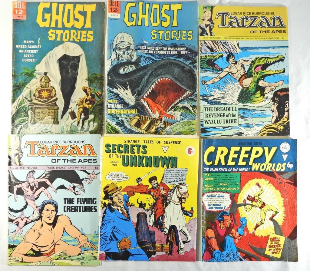 (2) DELL 12c GHOST STORIES (4) UK COMICS (1 of 2)