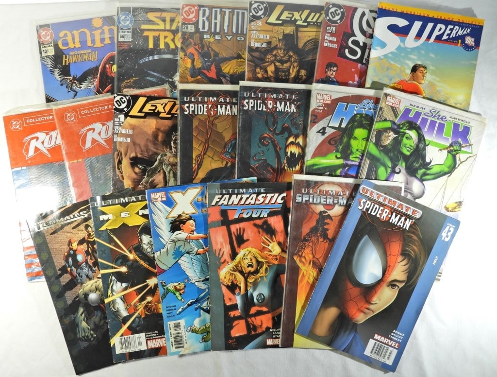 (19) MIX MARVEL & DC COMIC LOT (1 of 3)