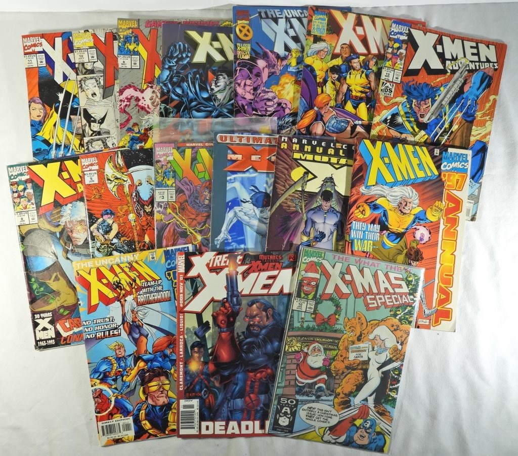 (16) X-MEN MARVEL COMIC w/SPECIAL ISSUES (1 of 5)