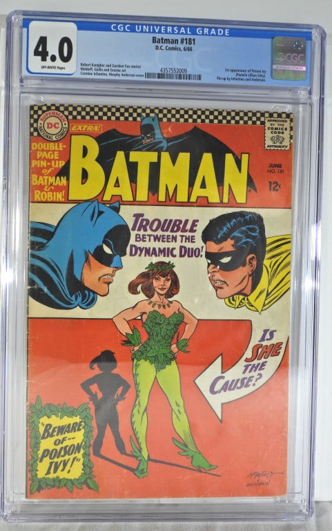 BATMAN #181 D.C. COMICS 6/66 CGC 4.0 (1 of 3)
