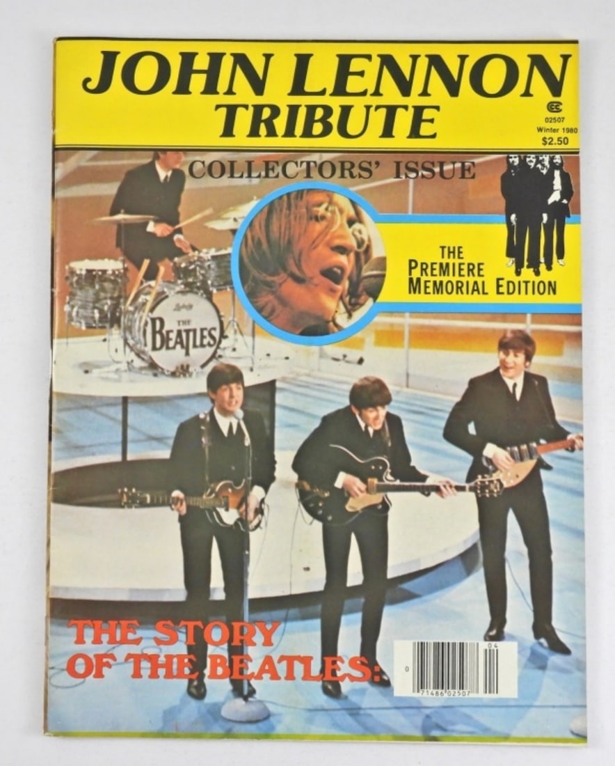 JOHN LENNON TRIBUTE Magazine: 1980 THE BEATLES - COLLECTORS CONDITION