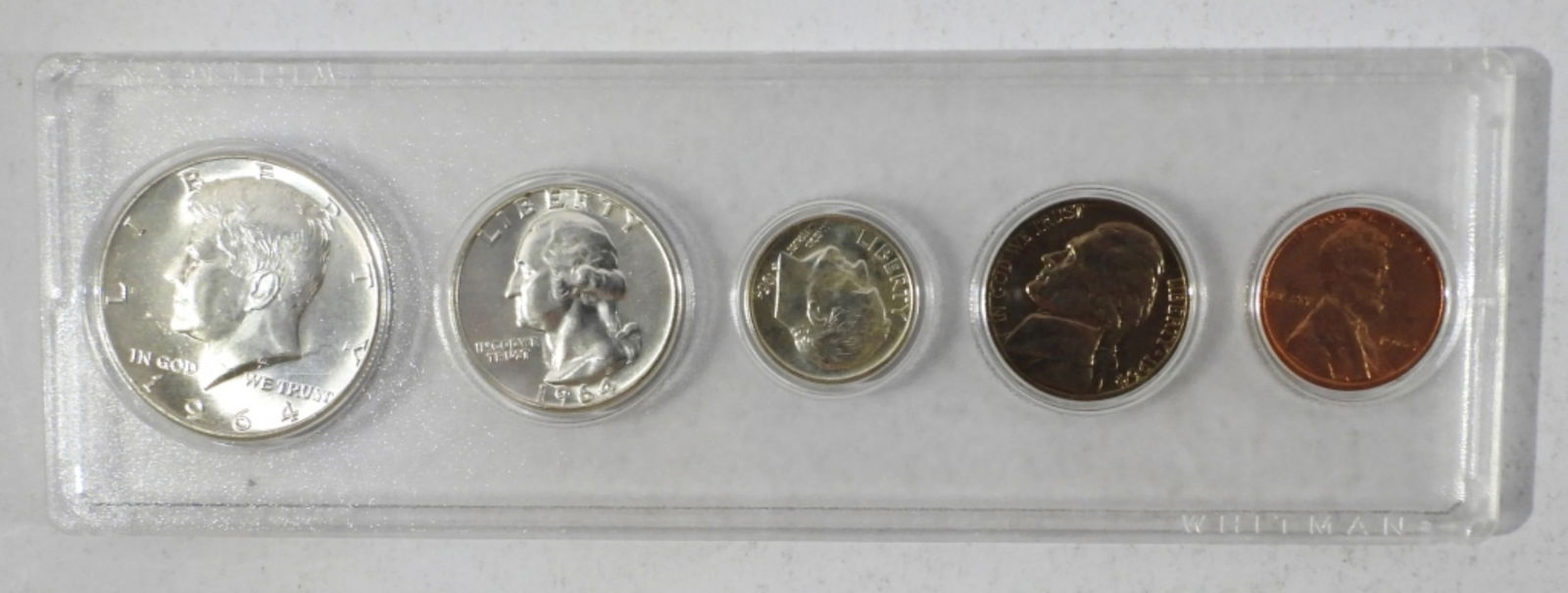 1964 YEAR SET IN PLASTIC HOLDER AU/BU (1 of 2)