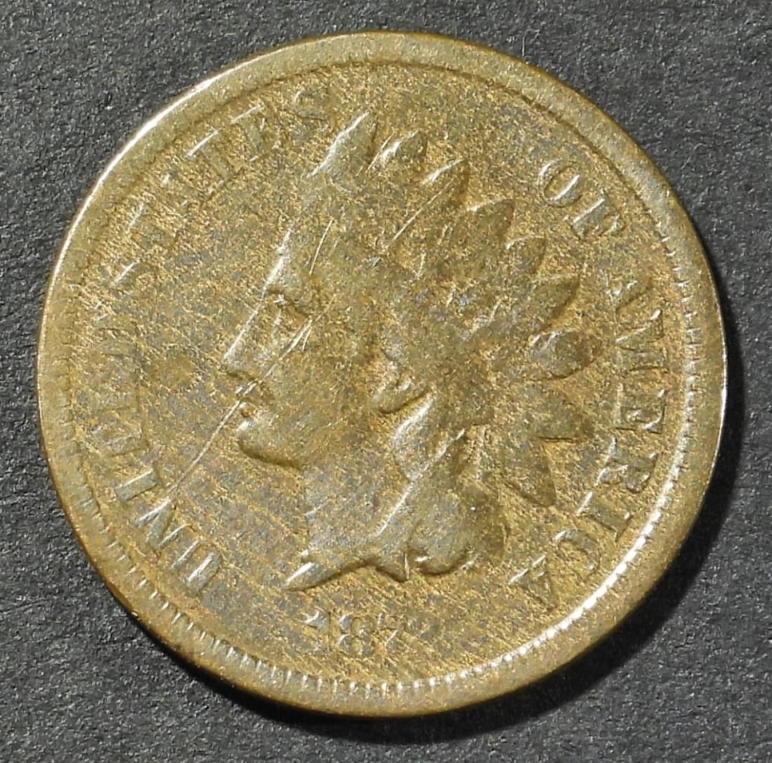 1872 INDIAN HEAD CENT VG (1 of 2)
