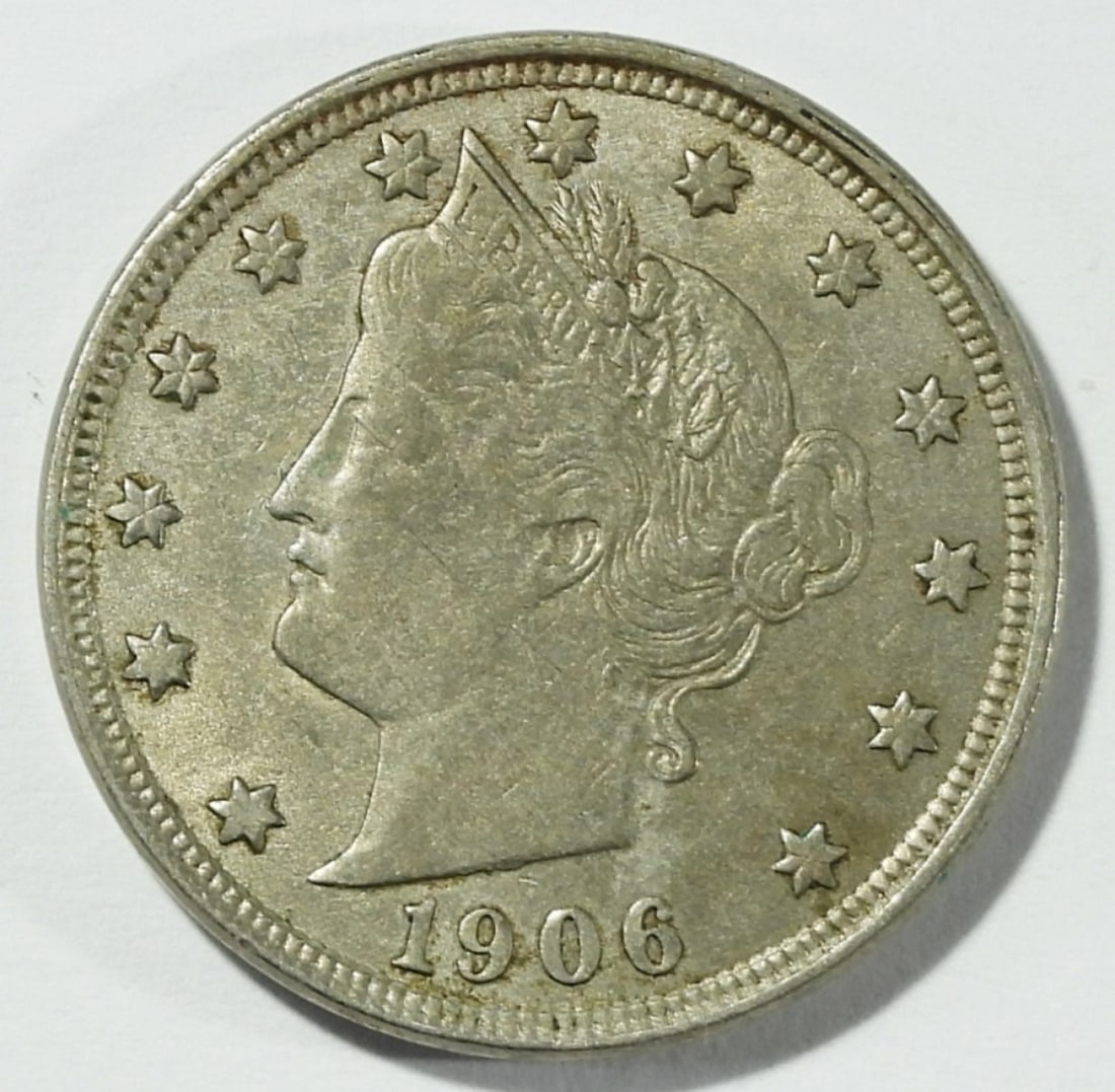 1906 LIBERTY "V" NICKEL XF: CHECK OUT OUR UPCOMING AUCTIONS