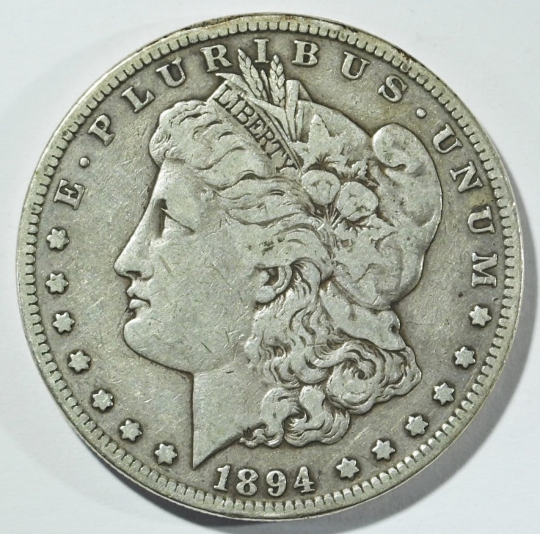 1894-S MORGAN DOLLAR F+: TOP RATED AUCTION HOUSE