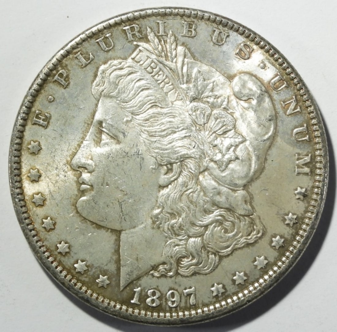 1897 MORGAN DOLLAR BU (1 of 2)
