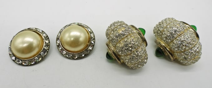 2 Pair Vintage Earrings