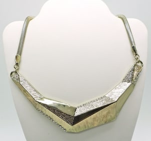 Vintage Chunky Gold Tone Necklace