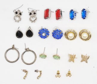 (10) PIERCED FASHION EARRINGS