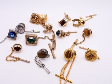 (13) MEN's TIE PIN DRESS LOT