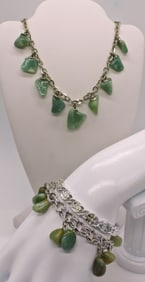 Aventurine Necklace & Bracelets