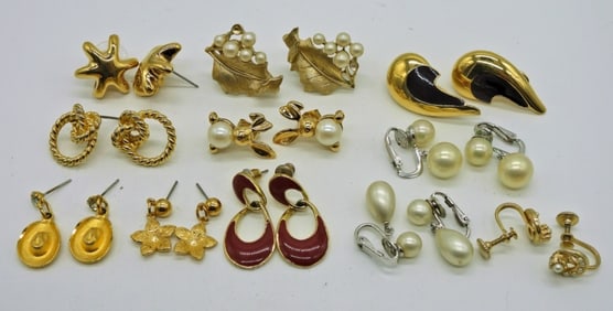 11 Pierced & Clip On Earrings