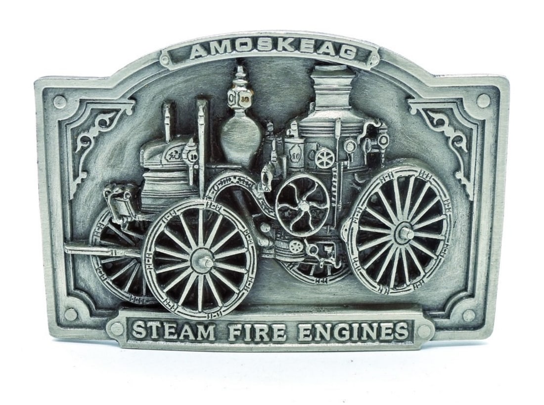 Steam Fire Engine Belt Buckle (1 of 2)