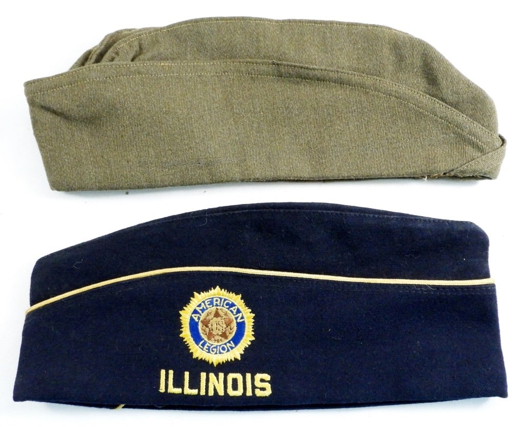 (2) GARRISON CAPS, AMERICAN LEGION IL (1 of 2)