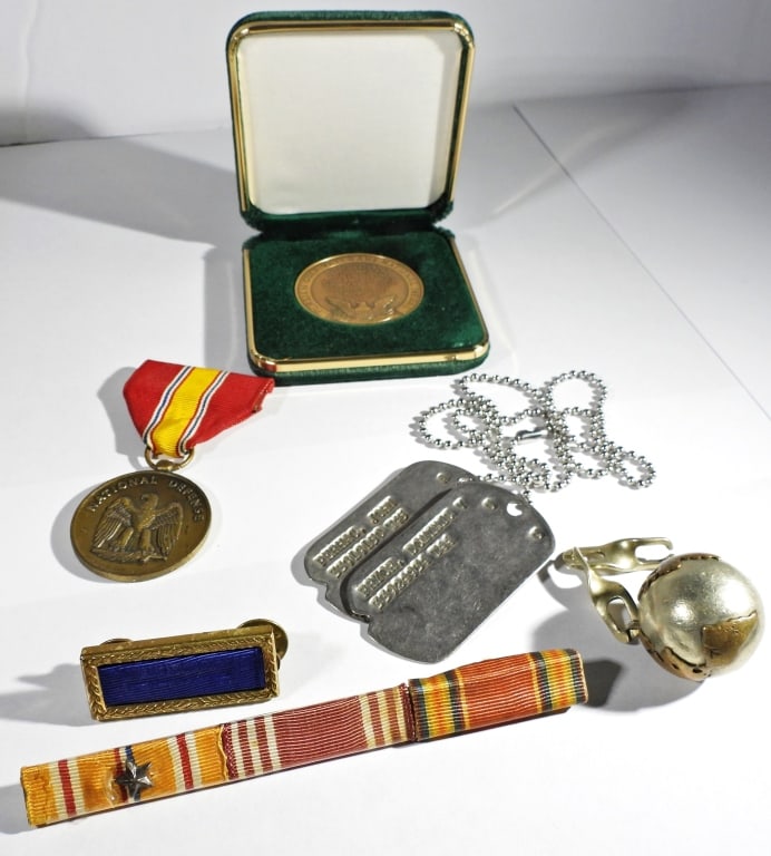 WORLD GLOBE HARMONY BALL, DOG TAGS, (1 of 4)