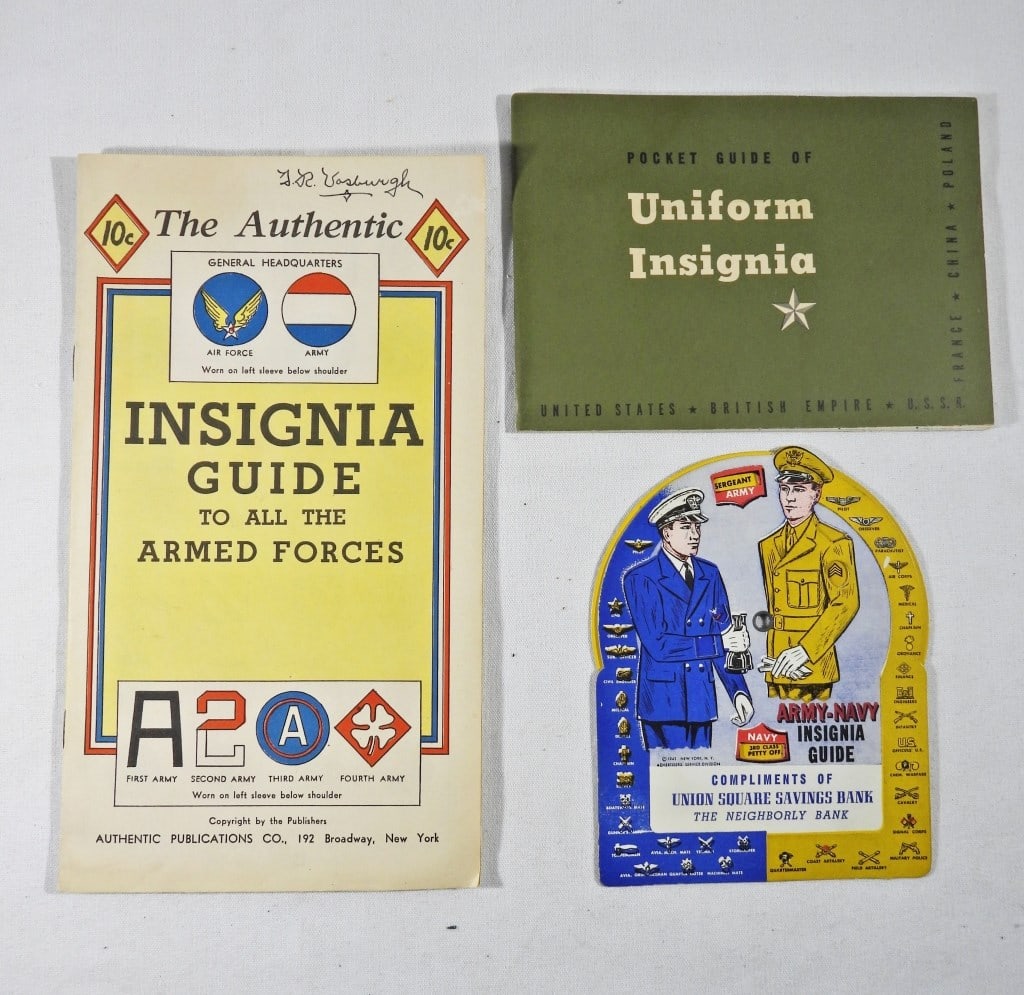 ARMED FORCES INSIGNIA GUIDES - UNION SQ (1 of 2)