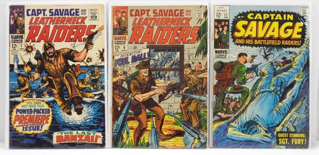 (3) CAPTAIN SAVAGE  and HIS RAIDERS #1, (1 of 2)