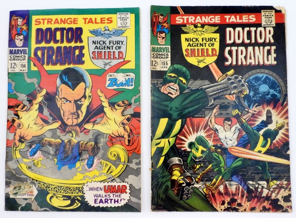 (2) 1967 STRANGE TALES  #155 & #156 (1 of 2)