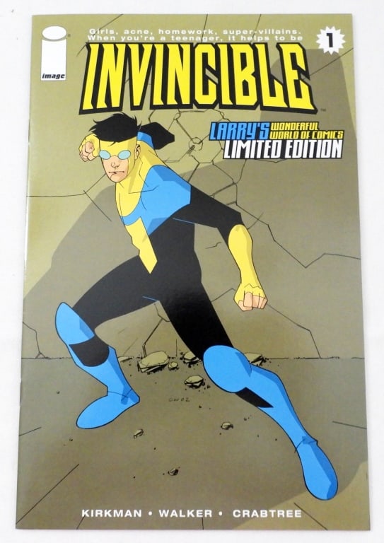 INVINCIBLE #1 Larry's World of Comics (1 of 2)