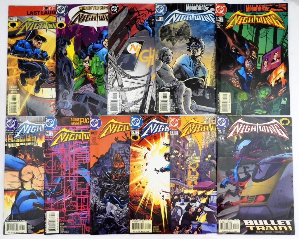 (11) DC 2001-2002 NIGHTWING COMIC BOOKS (1 of 2)