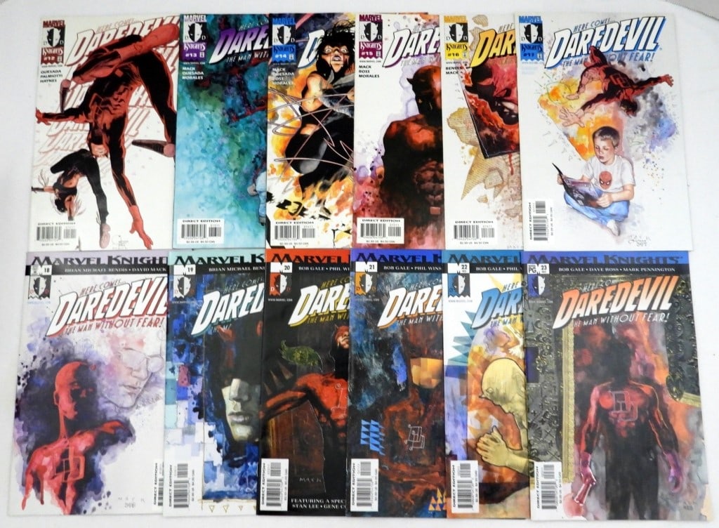 (12) MARVEL DAREDEVIL COMIC BOOKS (1 of 3)