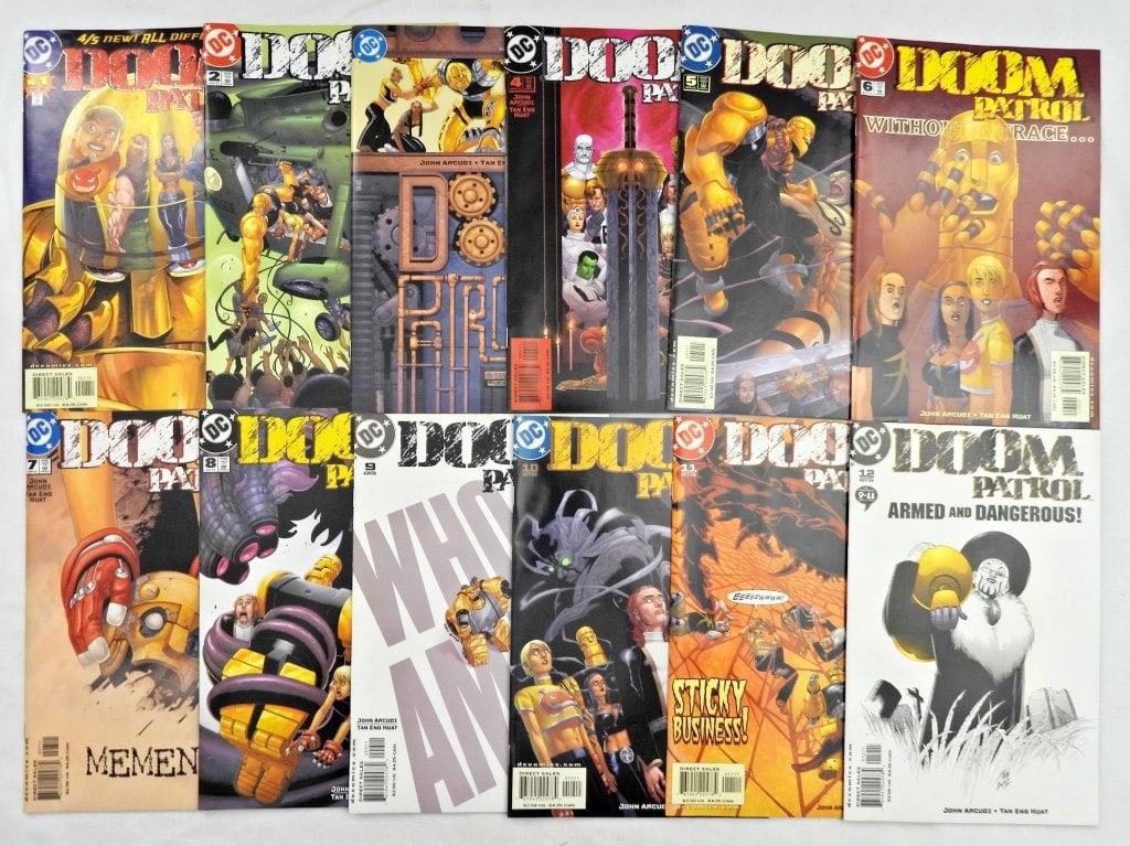 (12) DOOM PATROL #1 thru #12 DC COMICS (1 of 3)
