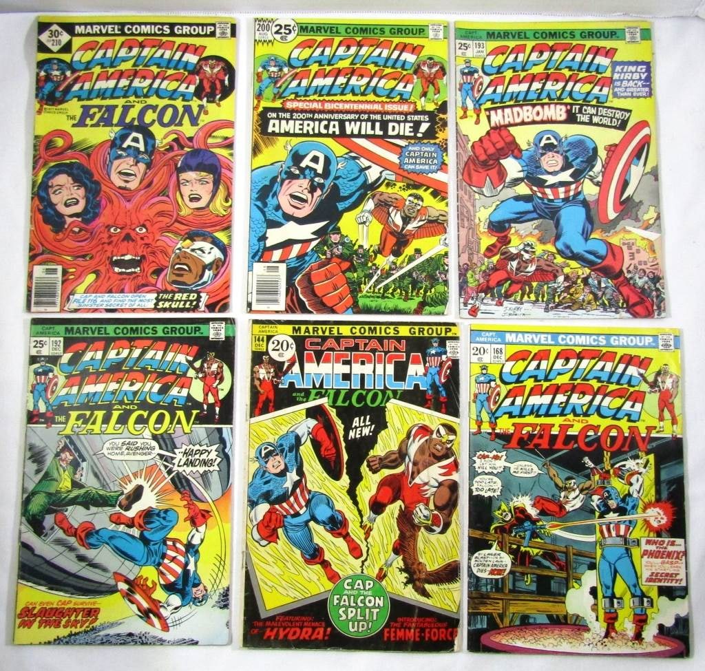 (6) Captain America & the Falcon Comics (1 of 2)