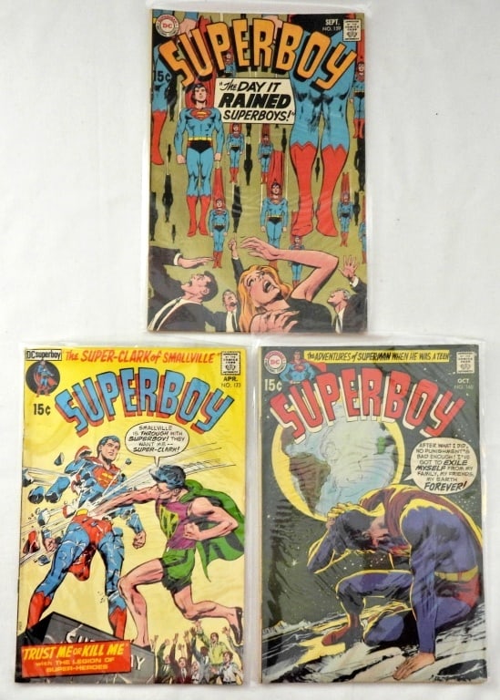 (3) SUPERBOY DC COMCIS 15c ISSUES (1 of 2)