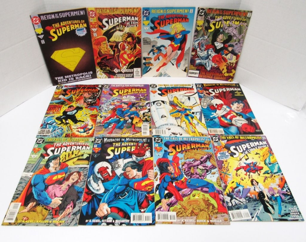 (12) DC SUPERMAN COMIC BOOKS (1 of 4)