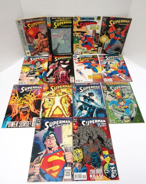 (14) DC SUPERMAN COMIC BOOKS (1 of 3)
