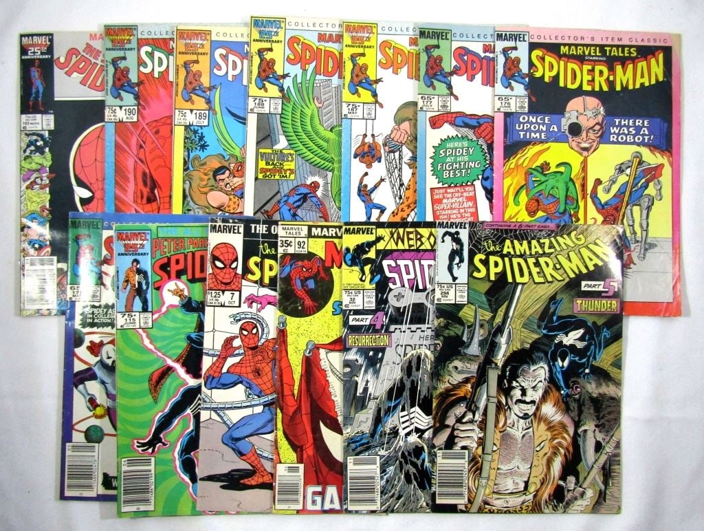 Spider-Man Group of 11 (Marvel, 1978 - 1986) (1 of 6)