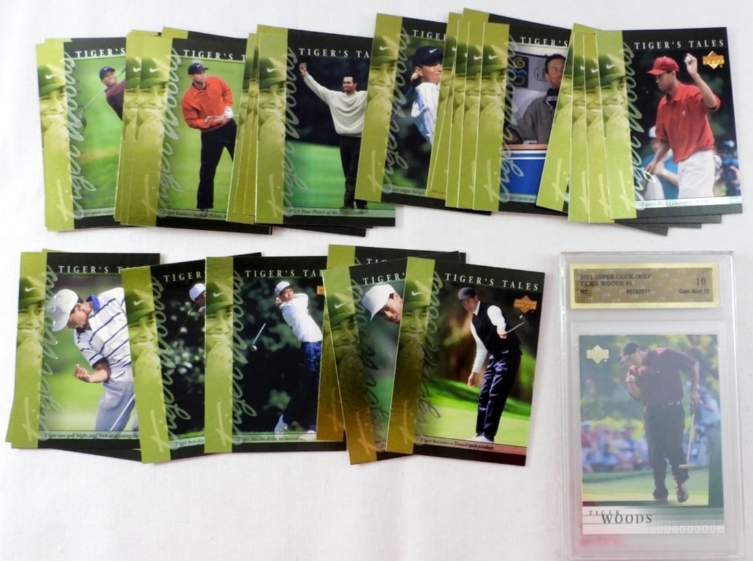 2001 TIGER WOODS ROOKIE GEM MT 10 (1 of 3)