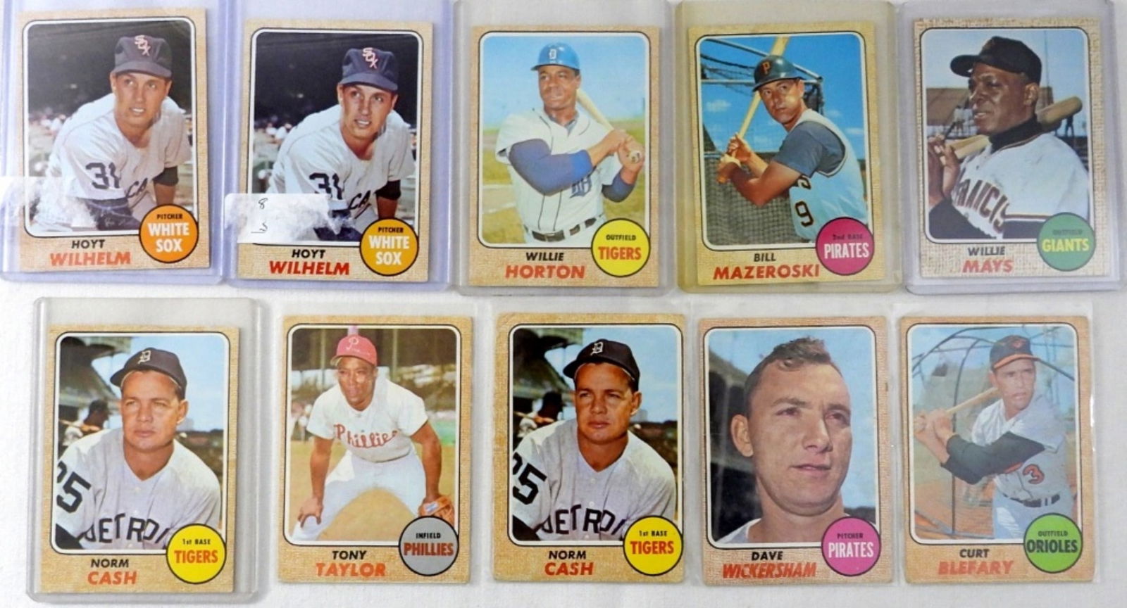 1968 TOPPS #50 WILLIE MAYS NICE EX plus (1 of 2)