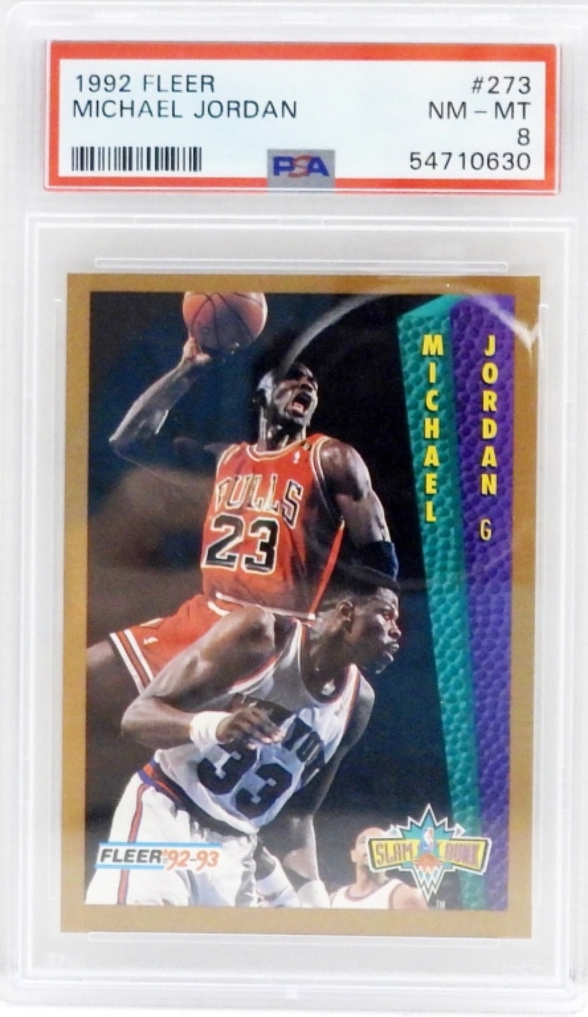 1992 MICHAEL JORDAN #273 PSA NM-MT 8 (1 of 2)