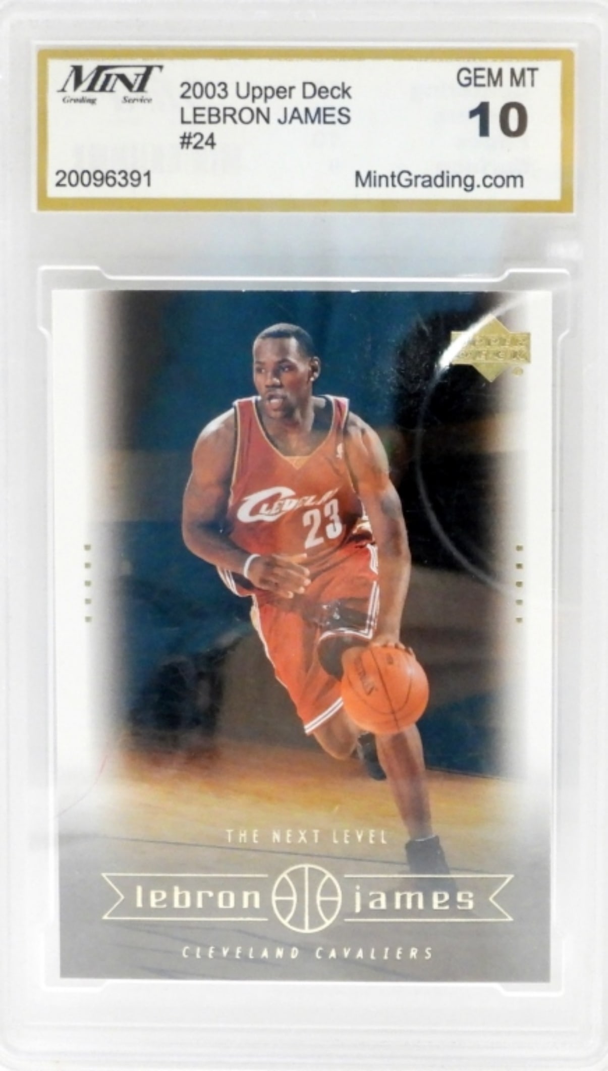 2003 LEBRON JAMES #24 GEM MT 10 (1 of 2)
