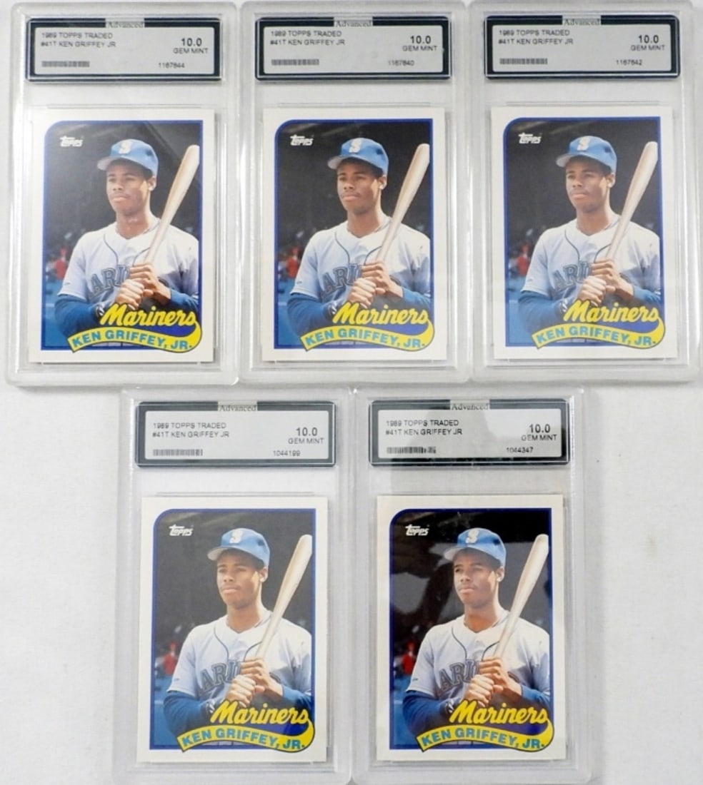 (5) GRIFFEY JR. 1989 ROOKIE AGS MINT 10 (1 of 2)