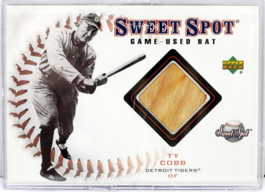 TY COBB 2001 SWEET SPOT GAME USED BAT (1 of 2)
