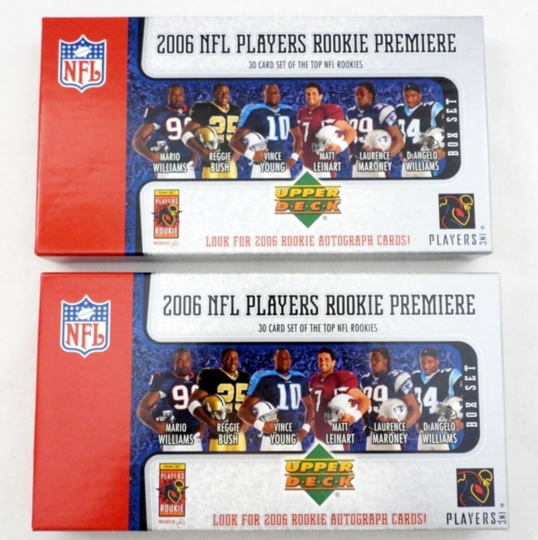 (2) 2006 UPPER DECK NFL ROOKIE PREMIER (1 of 2)