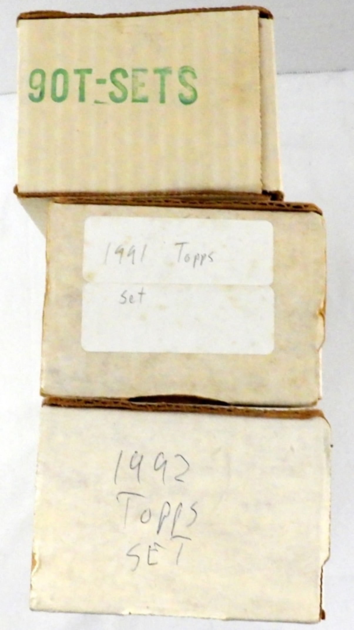 1990, 1991 & 1992 TOPPS BASEBALL SETS (1 of 2)