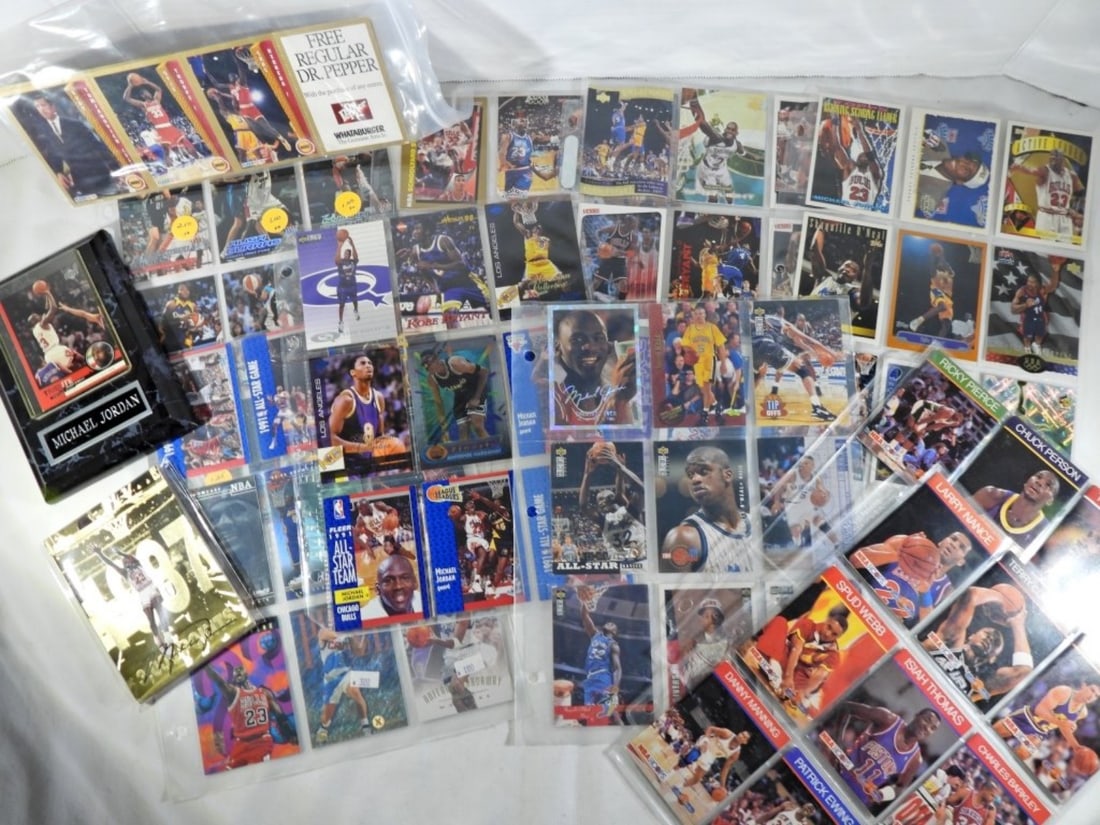 (48) BASKETBALL STAR CARDS, JORDAN plus (1 of 5)