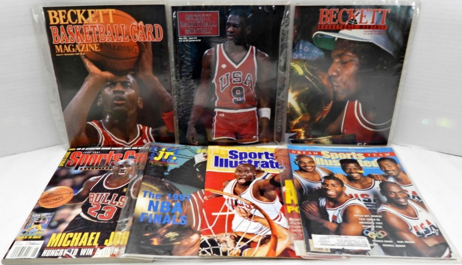 (7) MICHEAL JORDAN FRONT COVER MAGAZINES (1 of 4)