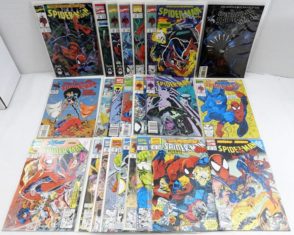 (23) MARVEL SPIDER-MAN COMIC BOOKS (1 of 3)