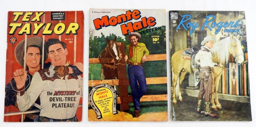 (3) GOLDEN AGE WESTERN COMICS (1 of 2)