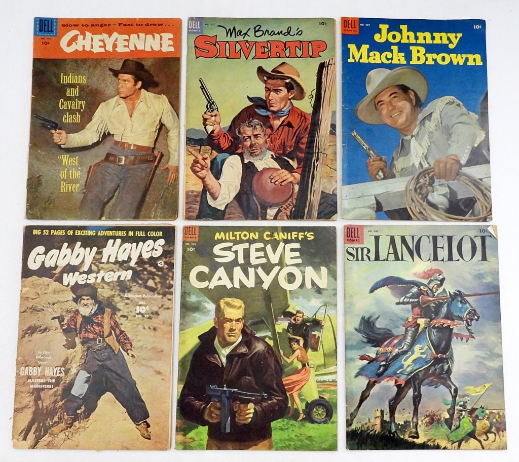 (6) VINTAGE WESTERN COMICS - CHEYENNE (1 of 2)