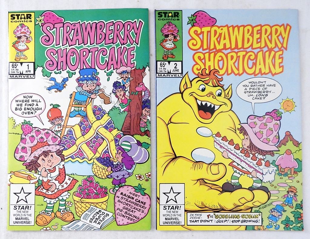 STRAWBERRY SHORTCAKE #1 & #2 STAR COMICS (1 of 2)