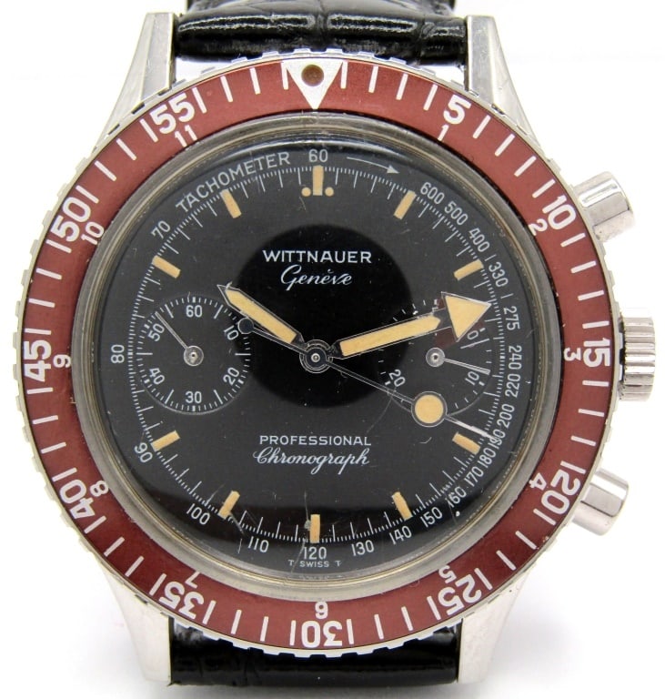 GENTS Stainless Wittnauer Chronograph (1 of 8)