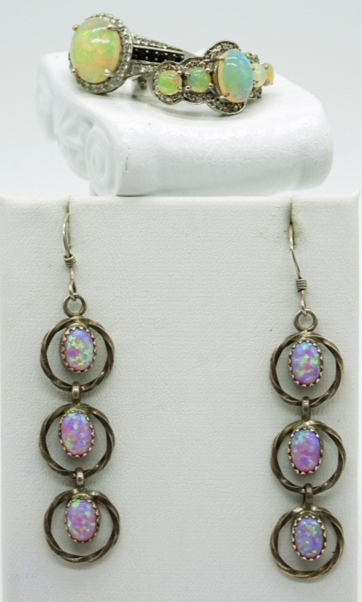 3 Piece Opal Triplet 925 Set (1 of 3)